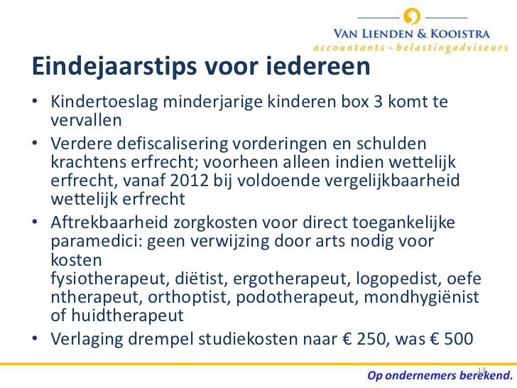 verklaring van erfrecht aftrekbaar
